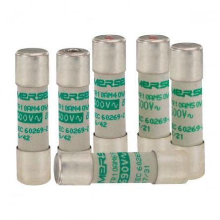 Kazetová pojistka 4A AM 8.5 x 31.5 mm Mersen Keramika 400V ac