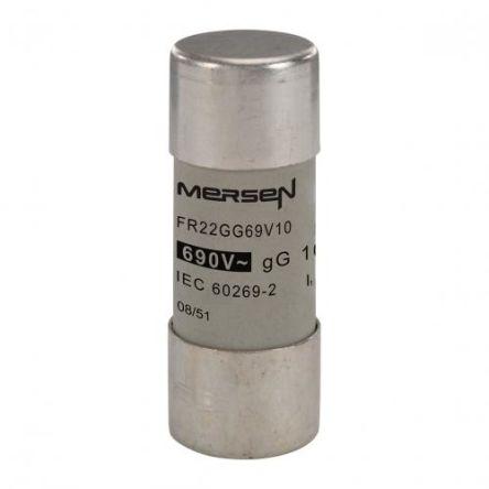 Kazetová pojistka 10A gG 22.2 x 58 mm Mersen Keramika 690V ac