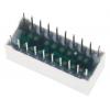 DC-10EWA LED displej 10 Automaticky podsvícený displej s grafickou stupnicí barva LED diody Červená 5.08 mm Kingbright