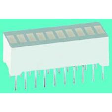 DC-10GWA LED displej Světelná lišta barva LED diody Zelená 12mcd 5.08 mm Kingbright 565nm