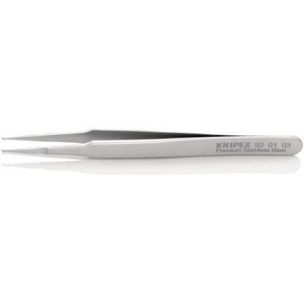 Pinzeta, celková délka: 120mm Antimagnetický, Nerezová ocel Hladký špička Knipex