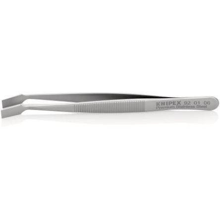 Pinzeta, celková délka: 120mm Antimagnetický, Nerezová ocel Hladký špička Knipex
