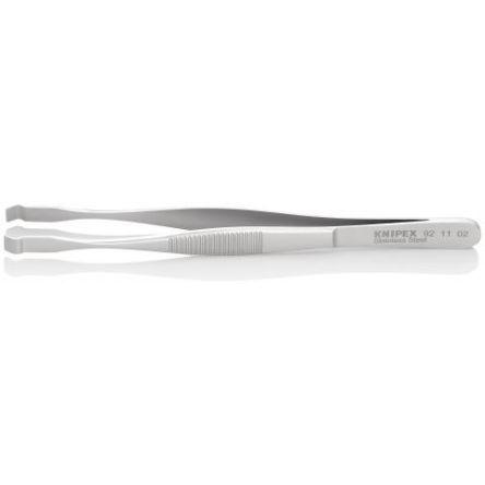 Pinzeta, celková délka: 145mm Antimagnetický, Nerezová ocel Hladký špička Knipex