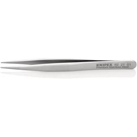 Pinzeta, celková délka: 120mm Antimagnetický, Nerezová ocel Hladký špička Knipex