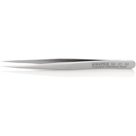 Pinzeta, celková délka: 110mm Antimagnetický, Nerezová ocel Hladký špička Knipex
