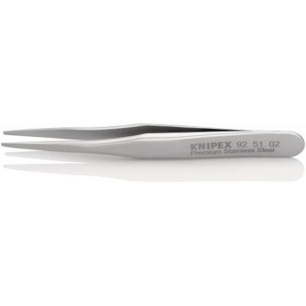 Pinzeta, celková délka: 70mm Antimagnetický, Nerezová ocel Hladký špička Knipex
