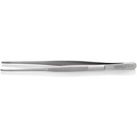 Pinzeta, celková délka: 200mm Antimagnetický, Nerezová ocel vroubkovaná špička Knipex