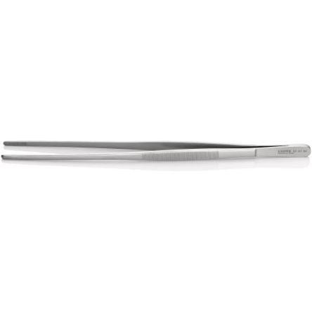Pinzeta, celková délka: 300mm Antimagnetický, Nerezová ocel vroubkovaná špička Knipex