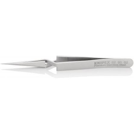 Pinzeta, celková délka: 120mm Antimagnetický, Nerezová ocel Hladký špička Knipex