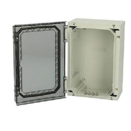 Fibox Pouzdro, řada: NEO PC IP66, IP67 Nestíněný barva Světle šedá IK09 barva Čirá Polykarbonát 150 mm 320 mm 220 mm