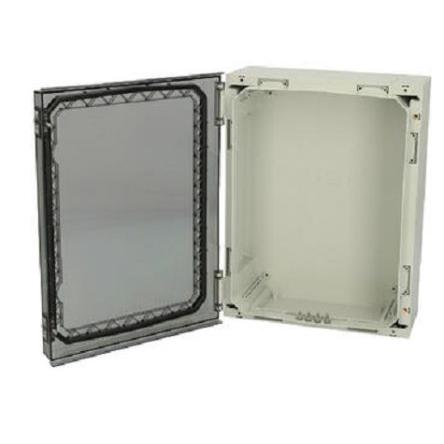 Fibox Pouzdro, řada: NEO PC 423215 T IP67, IP66 Nestíněný barva Světle šedá IK09 barva Čirá Polykarbonát 150 mm 420 mm