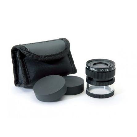 Ruční lupa, poměr zvětšení: 10x průměr čočky 19 mm ideal-tek