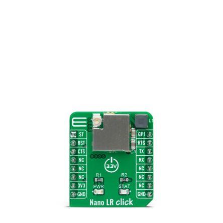Komunikační a bezdrátový vývojový nástroj pro LoRaWAN EMB-LR1276S LoRa Nano LR Click MikroElektronika, klasifikace: