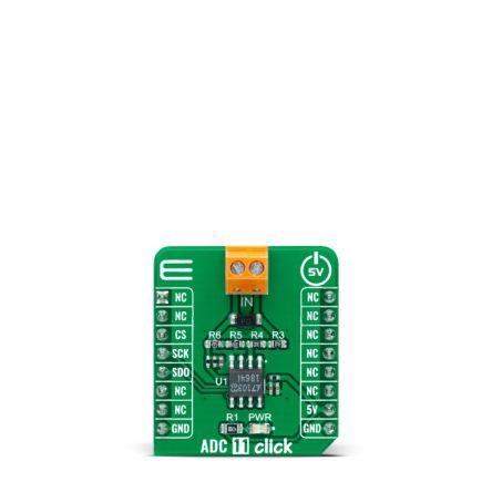 MIKROE-4593 ADC, pro použití s: Zásuvka mikroBUS MikroElektronika
