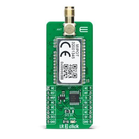 Komunikační a bezdrátový vývojový nástroj pro LoRa TXB0106, 32001345 LoRa LR 3 Click MikroElektronika, klasifikace: