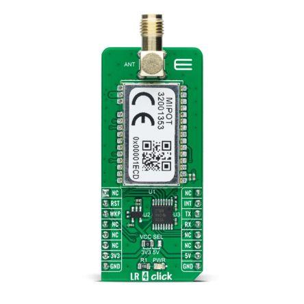 Komunikační a bezdrátový vývojový nástroj pro LoRa TXB0106, 32001353 LoRa LR 4 Click MikroElektronika, klasifikace: