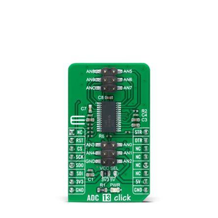 MIKROE-4743 for ADS1262, pro použití s: Zásuvka mikroBUS MikroElektronika