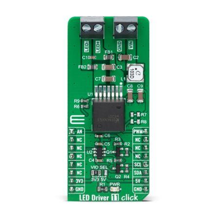 MikroElektronika Vyhodnocovací sada LED MIKROE-4757, Ovladač LED, Ovladač LED 11 Click, WLMDU9456001JT LED ovladač, pro