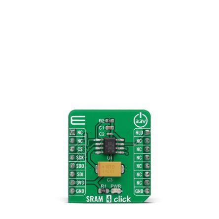 MikroElektronika Vývojová sada pro paměti MIKROE-4835, SRAM 4 Klikněte, klasifikace: Přídavná deska SRAM, doporučené