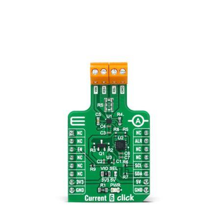 Bočník, klasifikace: Přídavná deska for MAX40080, pro použití s: Zásuvka mikroBUS Current 6 Click MIKROE-4914