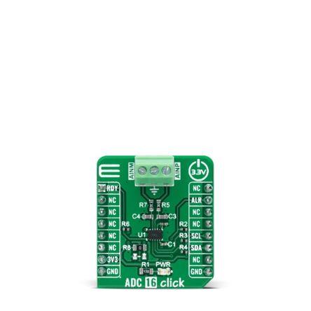 MIKROE-4937 ADC, pro použití s: Zásuvka mikroBUS MikroElektronika