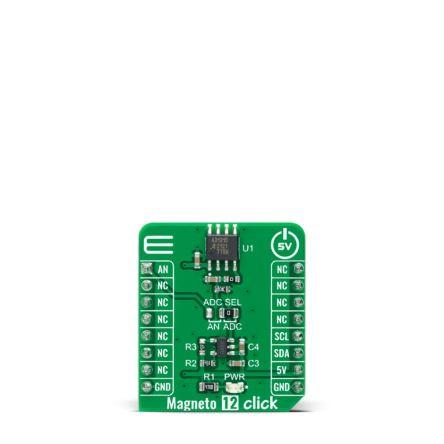 Magnetický snímač 3D, klasifikace: Přídavná deska for A31315, pro použití s: Zásuvka mikroBUS Magneto 12 Klikněte