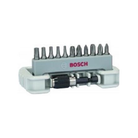 Sada vrtacích a šroubovákových nástavců, Rychlořezná ocel, počet kusů: 11 Bosch Více materiálů, max. velikost: 25 mm,