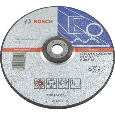 Brusný disk, řada: 2608600228 Oxid hlinitý zrnitost P30 230 mm Bosch, tloušťka: 6 mm