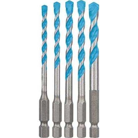Sada bitů vrtáků, Diamant, počet kusů: 5 Dlaždice Bosch Více materiálů, max. velikost: 8 mm, min. velikost: 4 mm