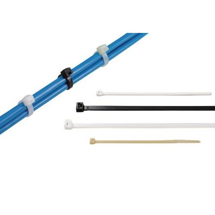 Stahovací páska Vnitřní vroubkovaná stahovací páska 111-00124 530 mm 8.9mm Černá Nylon 66 HellermannTyton