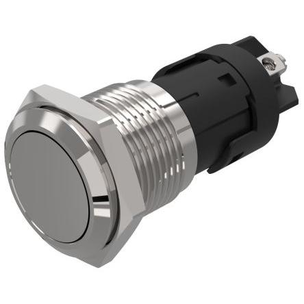 EAO Tlačítkový spínač, řada: 82 IP65, IP67 SPDT Panel Okamžité 16 mm 3A, barva LED: Bílá 240 V dc 240 V ac
