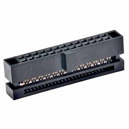 HARWIN Konektor IDC, řada: M50-330 Vnitřní, rozteč: 1.27 mm, počet kontaktů: 26, počet řad: 2, Kabel, Pájecí, orientace