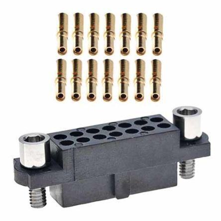 Konektor PCB, řada: M80-480, orientace těla: Rovný, rozteč: 2 mm Vodič-deska, počet kontaktů: 6, počet řad: 2, Kabel