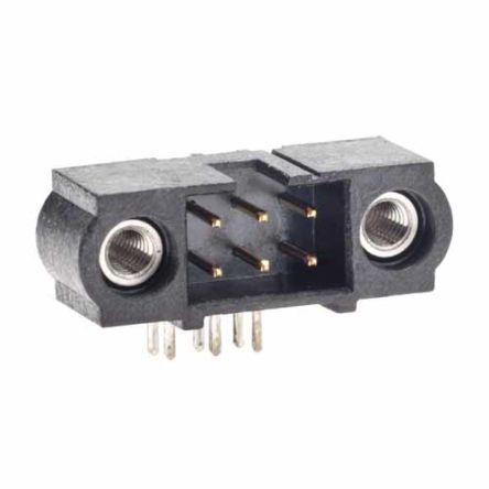 Konektor PCB, řada: M80-530, orientace těla: Horizontální, rozteč: 2 mm Vodič-deska, počet kontaktů: 6, počet řad: 2,