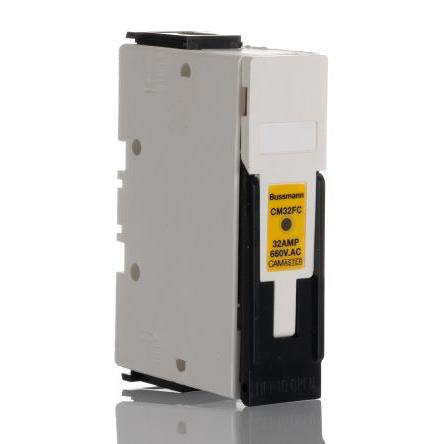 Držák pojistek s montáží na lištu DIN 32A 660V ac Eaton F1 1pólový