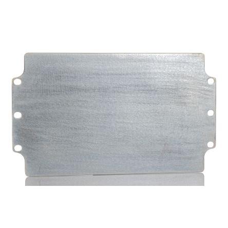 RS PRO Montážní deska, délka: 244.5 mm Pozinkovaný x 143mm Skříň RS PRO GRP, Ocel