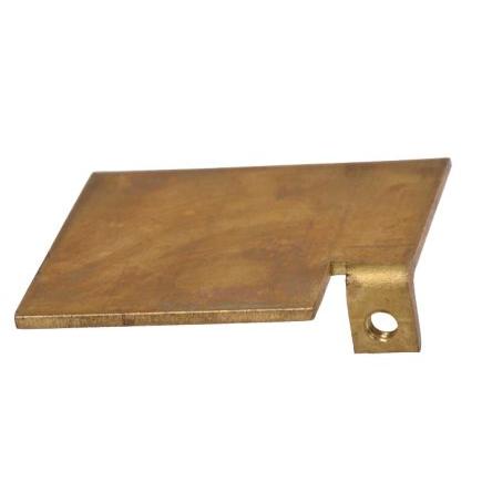 RS PRO Průchozí deska, délka: 210 mm Bronz x 61.8mm Skříň RS PRO GRP, Mosaz
