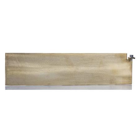RS PRO Průchozí deska, délka: 310 mm Pozinkovaný x 61.8mm Skříň RS PRO GRP, Mosaz