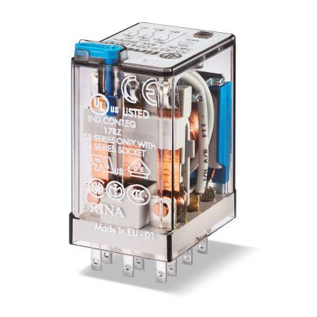 Finder Relé 3PDT 10A 110V ac 55