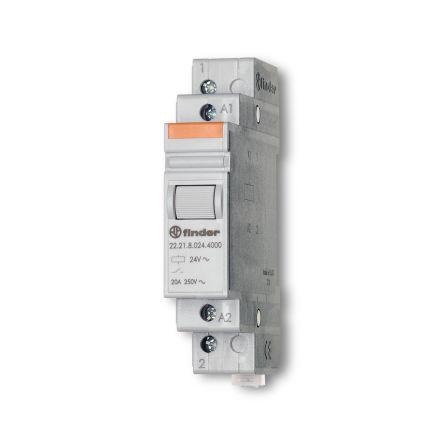 Finder Monostabilní relé SPST Lišta DIN 20A 110V ac 22