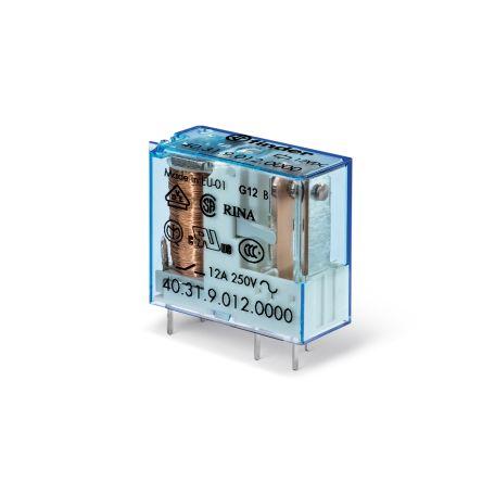 Finder Modul výkonového relé SPDT Montáž na plošný spoj 12A 24V dc 40