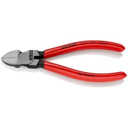Plastové štípací kleště, celková délka: 140mm, Plastové Diagonální, Bimetal s 10mm dlouhými čelistmi kapacita řezání 2