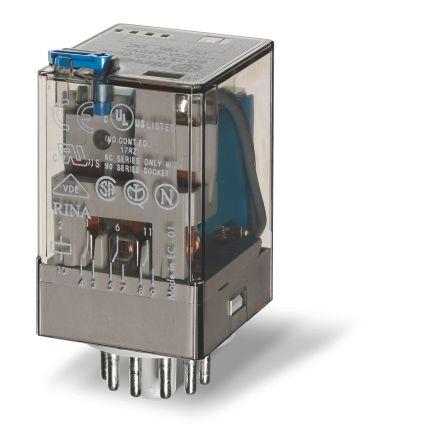 Finder Relé 3PDT 6A 240V ac 60