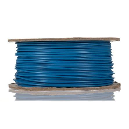Zapojovací vodič, typ kabelu: Jednožilový, prameny vodičů: 1/0.8 mm, Modrá, 300V 100 m 20 AWG Polyvinylchlorid RS PRO