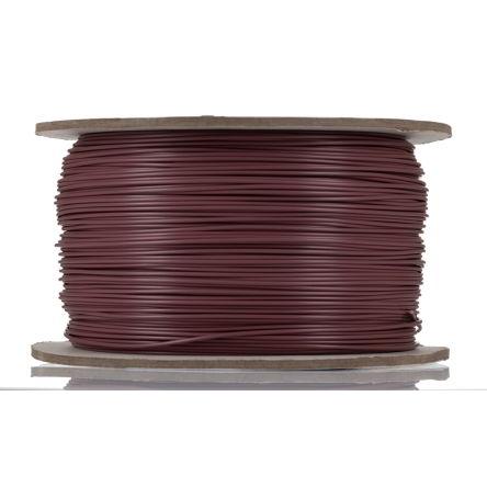 Zapojovací vodič, typ kabelu: Jednožilový, prameny vodičů: 1/0.8 mm, Měď, Hnědá, 300V 500 m 20 AWG Polyvinylchlorid RS