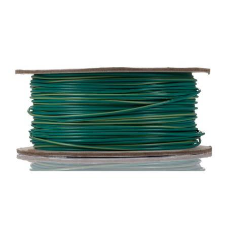 Zapojovací vodič, typ kabelu: Jednožilový, prameny vodičů: 1/0.8 mm, Zelená, Žlutá, 300V 100 m 20 AWG Polyvinylchlorid