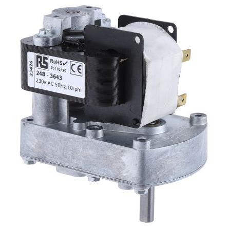 Mellor Electric Střídavý motor s převodovkou, řada: UB T6 Po směru hodinových ručiček Ozubený 10rpm 24 W 230V