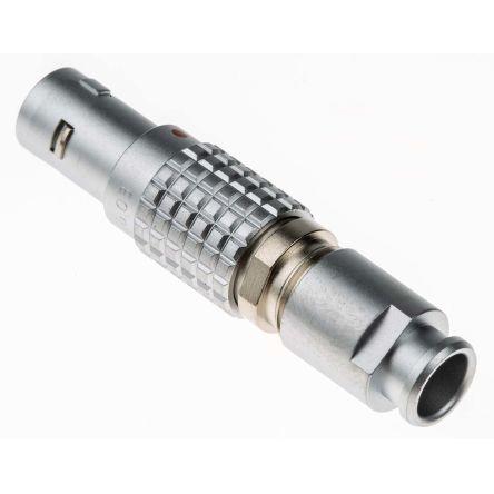 Kulatý konektor, počet kontaktů: 6, Kabel, velikost: 9.5 mm LEMO, pohlaví kontaktu: Vnější, orientace těla: Rovný