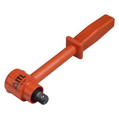Ráčnový nástrčný klíč 1/4 in Splňuje normu VDE/1000V, Reverzibilní ráčna, celková délka: 256mm ITL Insulated Tools Ltd