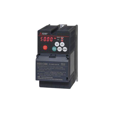 Měnič kmitočtu, řada: FR-CS80 400 W 1 120Hz 240V ac IP20 Mitsubishi Electric 2.5 A